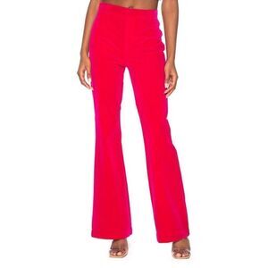 Steve Madden harlow corduroy flare pants pink glo